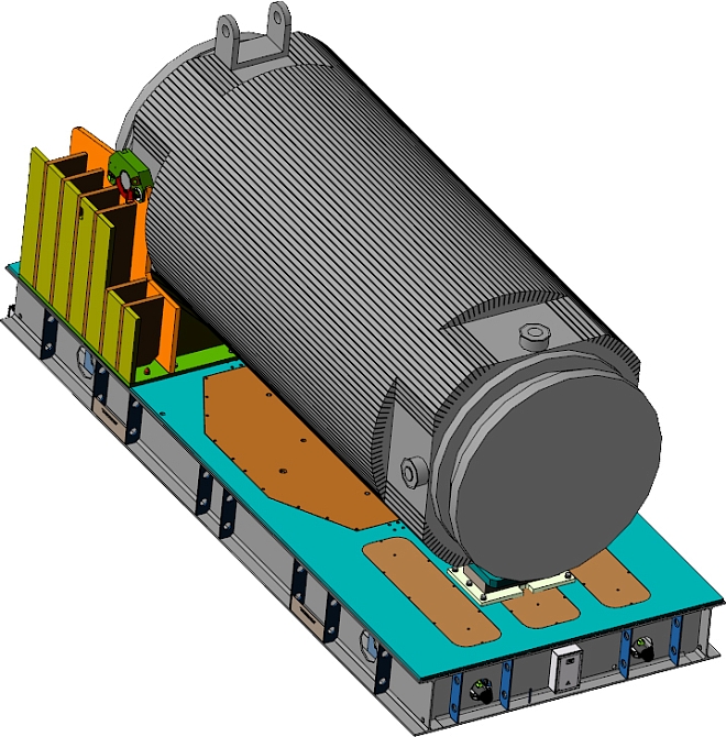 Тележка шлюзовая с рельсовым путем