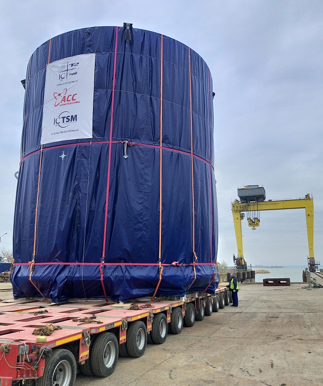 Металлоконструкции облицовки шахты реактора